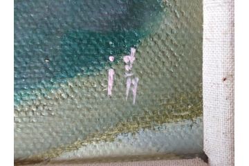 中村清治　「婦人像」　10号(F10)　1974　柔和な雰囲気が魅力的な絵画(額装、油絵、油彩)(R-070731)