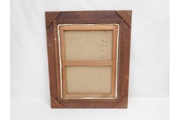 中村清治　「婦人像」　10号(F10)　1974　柔和な雰囲気が魅力的な絵画(額装、油絵、油彩)(R-070731)