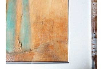 SOPHIE HALLONQUIST(ソフィー・ハロンクイスト)　花　味わい深い雰囲気溢れる蜜蝋画(絵画、額装)(R-070732)
