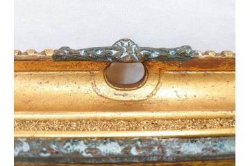現代ソビエト絵画　アラロフB.H.　月光荘取り扱い　「冬のザゴルスク」　油絵(油彩、風景画、額装)(R-070733)