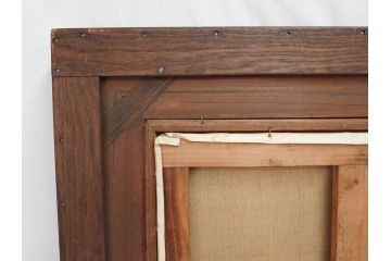 洋画家　鈴木信太郎　眞鶴新線　8号(P8)　優しいタッチが印象的な油彩(油絵、絵画、風景画、額装)(R-070734)