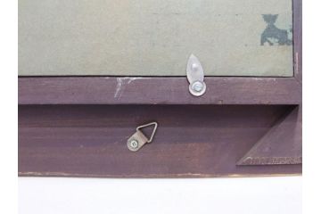 遊馬正　「睡蓮」　1978　4号(F4)　柔らかな風を感じる油彩(油絵、絵画、風景画、額装、ASOMA TADASHI)(R-070735)