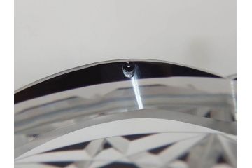 大正〜昭和初期　切子　細やかな意匠が施されたボウル&皿6枚セット(ガラス、硝子、深皿)(R-070736)