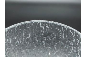ヴィンテージ　廃番　iittala(イッタラ)　Kekkerit(ケッケリト)　氷の彫刻のような美しく存在感のあるショットグラス6客セット(ミニグラス、ガラス、箱付き、ビンテージ、北欧食器)(R-070739)