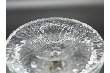 ヴィンテージ　廃番　iittala(イッタラ)　Kekkerit(ケッケリト)　氷の彫刻のような美しく存在感のあるショットグラス6客セット(ミニグラス、ガラス、箱付き、ビンテージ、北欧食器)(R-070739)