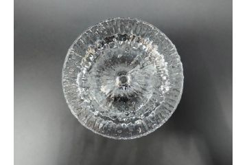 ヴィンテージ　廃番　iittala(イッタラ)　Kekkerit(ケッケリト)　氷の彫刻のような美しく存在感のあるショットグラス6客セット(ミニグラス、ガラス、箱付き、ビンテージ、北欧食器)(R-070739)