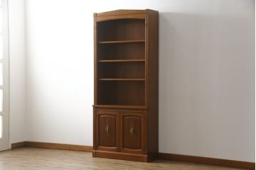中古　DREXEL HERITAGE(ドレクセルヘリテイジ)　Triune(トライユン)　上品な佇まいのブックケース(シェルフ、本棚、飾り棚、キャビネット、収納棚)(R-070745)