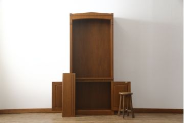 中古　DREXEL HERITAGE(ドレクセルヘリテイジ)　Triune(トライユン)　上品な佇まいのブックケース(シェルフ、本棚、飾り棚、キャビネット、収納棚)(R-070745)
