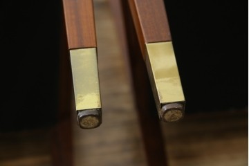 中古　カリモク家具(karimoku)　domani(ドマーニ)　Forza(フォルザ)シリーズ　華やかなファブリックが空間に彩を添えるダイニングチェア4脚　セット定価約84万円相当　(R-070749)