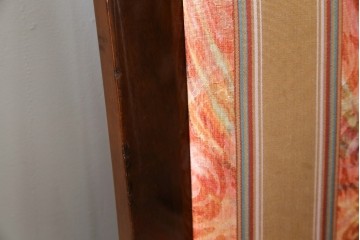 中古　カリモク家具(karimoku)　domani(ドマーニ)　Forza(フォルザ)シリーズ　華やかなファブリックが空間に彩を添えるダイニングチェア4脚　セット定価約84万円相当　(R-070749)