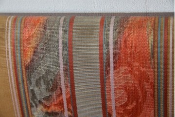 中古　カリモク家具(karimoku)　domani(ドマーニ)　Forza(フォルザ)シリーズ　華やかなファブリックが空間に彩を添えるダイニングチェア4脚　セット定価約84万円相当　(R-070749)