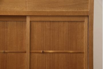 和製ビンテージ　民芸家具　上質な和の空間づくりにおすすめの置き水屋(置水屋、茶水屋、戸棚、茶棚、収納棚、ヴィンテージ)(R-070751)