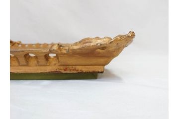 英国　古窯　十九世紀　色絵　山湖風景文　美しい風景を堪能できる陶額(絵画、額装、陶画、箱付き、イギリス)(R-070763)