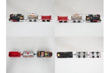 ミニチュア-鉄道シリーズ　C62型テンダ機関車(No.4)　クラウンモデル 蒸気機関車(D51・7100・C51)　ニチモ　ボストン　世界の戦車シリーズ(US ARMY/M109)　ロケットなど　古い乗り物のおもちゃまとめて(童友社、JAPANESE MODERN STEAM LOCOMOTIVE、C-735、MS-58、AX-01、玩具、ブリキ、プラモデル、ソフビ)(R-070769)