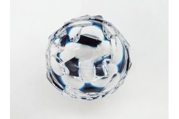 日本工芸会正会員　渡邊明　未使用品　被硝子　繊細なカットが美しく上品な雰囲気の切子器揃5客セット(酒杯、盃、ガラス、ショットグラス、ぐい呑み、共箱付き)(R-070777)