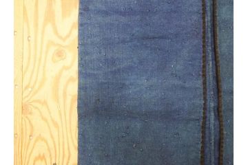 時代物　刺子　野良着(半纏、刺し子、鉄砲袖、古布、藍染、ジャパンビンテージ、ヴィンテージ、古着物)(R-070779)