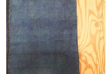 時代物　刺子　野良着(半纏、刺し子、鉄砲袖、古布、藍染、ジャパンビンテージ、ヴィンテージ、古着物)(R-070779)