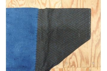 時代物　刺子　野良着(半纏、刺し子、鉄砲袖、古布、藍染、ジャパンビンテージ、ヴィンテージ、古着物)(R-070779)