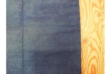 時代物　刺子　野良着(半纏、刺し子、鉄砲袖、古布、藍染、ジャパンビンテージ、ヴィンテージ、古着物)(R-070779)