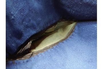 時代物　刺子　野良着(半纏、刺し子、鉄砲袖、古布、藍染、ジャパンビンテージ、ヴィンテージ、古着物)(R-070779)