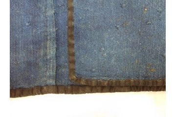 時代物　刺子　野良着(半纏、刺し子、鉄砲袖、古布、藍染、ジャパンビンテージ、ヴィンテージ、古着物)(R-070779)