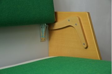 北欧ビンテージ　デンマーク製　ハンス・J・ウェグナー　GE258　グリーンカラーが空間のアクセントになる機能性抜群のデイベッド(ソファベッド、3人掛けソファ、ヴィンテージ、北欧)(R-070806)