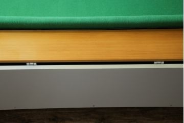 北欧ビンテージ　デンマーク製　ハンス・J・ウェグナー　GE258　グリーンカラーが空間のアクセントになる機能性抜群のデイベッド(ソファベッド、3人掛けソファ、ヴィンテージ、北欧)(R-070806)