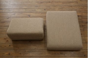 中古　北海道民芸家具　HM220　落ち着いた色合いと重厚な佇まいが魅力的なアームチェア(1人掛けソファ、アームソファ、椅子、イス)(R-070808)
