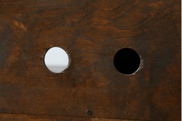 中古　美品!!　松本民芸家具　和モダンな空間づくりにおすすめのサイドボード　(R-070813)