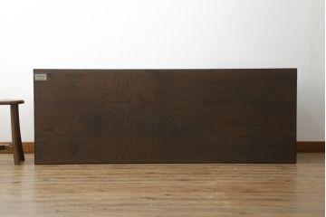 中古　落ち着いた色味と力強い木目が魅力的な岩谷堂箪笥ローチェスト(ローボード、サイドボード、リビングボード、テレビ台、テレビボード、引き出し、和箪笥、収納箪笥)(R-070840)