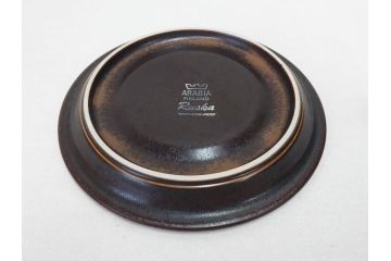 ARABIA FINLAND　Ruska(ルスカ)　Ulla Procope(ウラ・プロコッペ)　それぞれ違った深みのあるブラウンが魅力的なコーヒーカップ&ソーサー4客セット(アラビア、フィンランド、Sモデル、北欧食器、C&S)(R-070853)