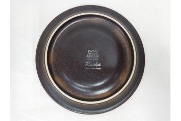 ARABIA FINLAND　Ruska(ルスカ)　Ulla Procope(ウラ・プロコッペ)　それぞれ違った深みのあるブラウンが魅力的なコーヒーカップ&ソーサー4客セット(アラビア、フィンランド、Sモデル、北欧食器、C&S)(R-070853)