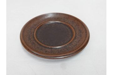ARABIA FINLAND　Ruska(ルスカ)　Ulla Procope(ウラ・プロコッペ)　それぞれ違った深みのあるブラウンが魅力的なコーヒーカップ&ソーサー3客セット(アラビア、フィンランド、Sモデル、北欧食器、C&S)(R-070854)