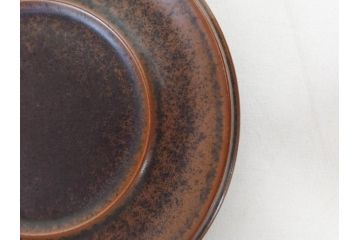 ARABIA FINLAND　Ruska(ルスカ)　Ulla Procope(ウラ・プロコッペ)　それぞれ違った深みのあるブラウンが魅力的なコーヒーカップ&ソーサー3客セット(アラビア、フィンランド、Sモデル、北欧食器、C&S)(R-070854)