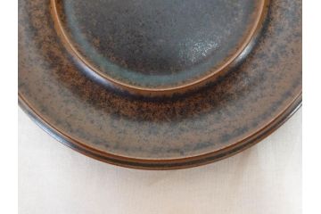 ARABIA FINLAND　Ruska(ルスカ)　Ulla Procope(ウラ・プロコッペ)　それぞれ違った深みのあるブラウンが魅力的なコーヒーカップ&ソーサー3客セット(アラビア、フィンランド、Sモデル、北欧食器、C&S)(R-070854)