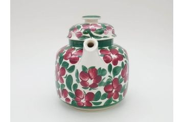 ARABIA FINLAND　希少シリーズ　Purpuri Jenkka(プルプリ イェンカ)　Ulla Procope(ウラ・プロコッペ)　なめらかなフォルムと上品な佇まいが素敵なティーポット&クリーマー&シュガーボウル3点セット(アラビア、フィンランド、Sモデル、ミルクジャー、ミルクポット、北欧食器)(R-070855)