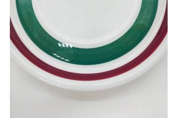 ARABIA FINLAND　希少シリーズ　Purpuri Jenkka(プルプリ イェンカ)　Ulla Procope(ウラ・プロコッペ)　可愛らしいデザインで華やかな雰囲気溢れるカップ&ソーサー3客セット(アラビア、フィンランド、北欧食器、C&S)(R-070856)