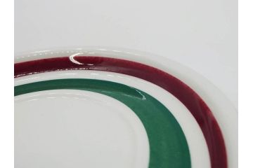 ARABIA FINLAND　希少シリーズ　Purpuri Jenkka(プルプリ イェンカ)　Ulla Procope(ウラ・プロコッペ)　可愛らしいデザインで華やかな雰囲気溢れるカップ&ソーサー3客セット(アラビア、フィンランド、北欧食器、C&S)(R-070856)
