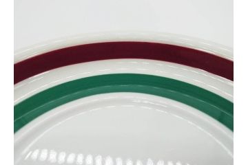 ARABIA FINLAND　希少シリーズ　Purpuri Jenkka(プルプリ イェンカ)　Ulla Procope(ウラ・プロコッペ)　可愛らしいデザインで華やかな雰囲気溢れるカップ&ソーサー3客セット(アラビア、フィンランド、北欧食器、C&S)(R-070857)