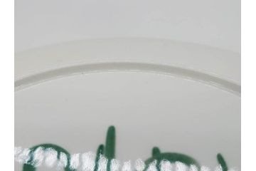 ARABIA FINLAND　希少シリーズ　Purpuri Jenkka(プルプリ イェンカ)　Ulla Procope(ウラ・プロコッペ)　赤と緑のラインが食卓を華やかに彩るプレート3枚セット(アラビア、フィンランド、Sモデル、皿、北欧食器)(R-070858)
