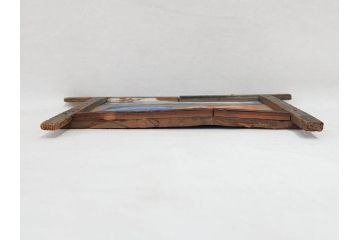時代物　1枚1枚丁寧に描かれたどこか懐かしい雰囲気の絵馬6枚セット(木製、木板、肉筆、手描き、天狗、烏天狗、神社、人物、拝み絵馬)(R-070862)