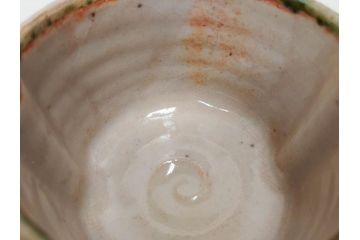 土岐市指定重要無形文化財　永江港史　市の沢窯　織部よばなし　深みのある色味と洗練された意匠が目を惹く蓋碗5客セット(蓋向付、織部焼、和食器、共箱付き)(R-070865)