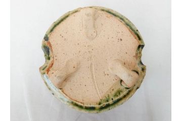 土岐市指定重要無形文化財　永江港史　市の沢窯　織部よばなし　深みのある色味と洗練された意匠が目を惹く蓋碗5客セット(蓋向付、織部焼、和食器、共箱付き)(R-070865)