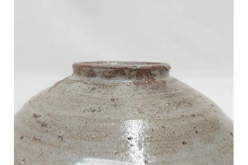 小林東五　對州窯　刷毛目(はけめ)　約22cm　7寸　上品な和の趣溢れる平皿(深皿、和皿、和食器、七寸、共箱付き)(R-070866)
