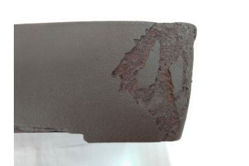 十王堂　松泉造　庚申　虫食い(虫喰)　一風変わったデザインが魅力的な長方鉢(盆栽、盆器、樹鉢、和鉢、植木鉢)(R-070875)