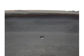 十王堂　松泉造　庚申　虫食い(虫喰)　一風変わったデザインが魅力的な長方鉢(盆栽、盆器、樹鉢、和鉢、植木鉢)(R-070875)