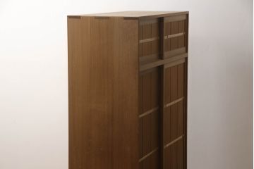 和製ビンテージ　和の空間づくりに取り入れたいシンプルな置き水屋(置水屋、茶水屋、茶箪笥、戸棚、茶棚、収納棚、ヴィンテージ)(R-070909)