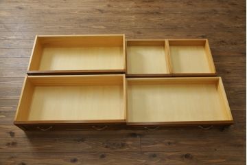 和製ビンテージ　マホガニー材　上品さと由緒があるクラシックデザインのチェスト(引き出し、サイドボード、サイドチェスト、ヴィンテージ)(R-070913)