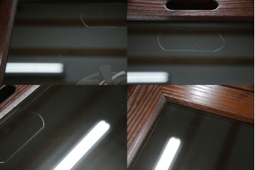 中古　高級品!!　岩手県認定伝統工芸品　南部箪笥　重厚感のある佇まいでお部屋の主役におすすめ!!　欅(ケヤキ)材の大きな囲炉裏テーブルとサイドテーブルのセット(木製火鉢、ダイニングテーブル、食卓、4人掛け、6人掛け、エンドテーブル)(定価約150万円)(R-070915)