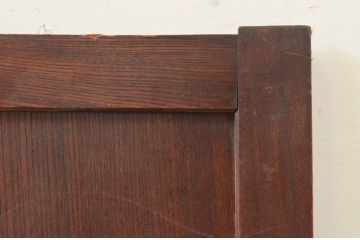 アンティーク建具　欅(ケヤキ)材　懐かしい雰囲気漂う一枚板の板戸窓1枚(引き戸)(R-070918)